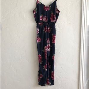 Floral pattern jumpsuit